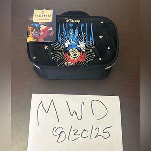 Disney Fantasia Mickey Mouse Embroidered Makeup tote